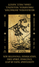 Solis Divinity Tarot (Black & Gold Edition) card illuminating the deck's rich colour palette — Eternal Spirit