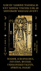 Solis Divinity Tarot (Black & Gold Edition) card showcasing the deck's evocative imagery — Eternal Spirit