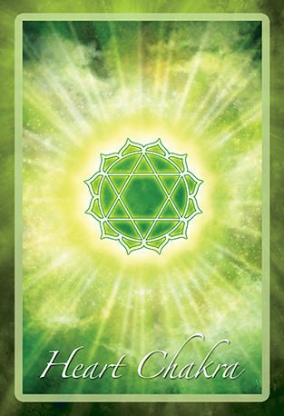 Chakra Insight Oracle card offering a glimpse of the deck's sacred imagery — Eternal Spirit