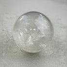 Clear Quartz Crystal Sphere, 6 x 6 x 6cm, alternate angle — Eternal Spirit