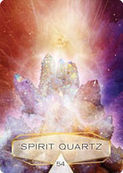 The Crystal Spirits Oracle card offering a glimpse of the deck's sacred imagery — Eternal Spirit