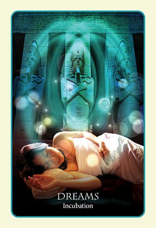 Divination of the Ancients Oracle card presenting the deck's visionary illustrations — Eternal Spirit