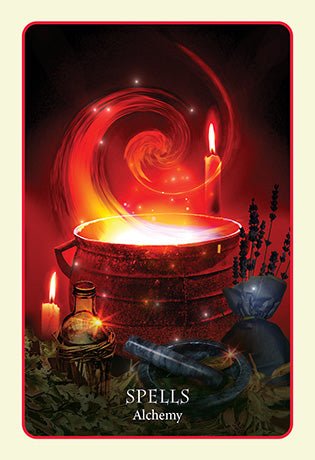 Divination of the Ancients Oracle card exploring the deck's contemplative imagery — Eternal Spirit