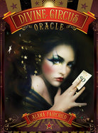 Divine Circus Oracle art deco box with performer and golden frame — Eternal Spirit