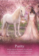 Oracle of the Fairies card offering a glimpse of the deck's sacred imagery — Eternal Spirit