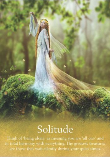 Oracle of the Fairies card showing the deck's detailed artistic vision — Eternal Spirit