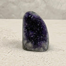 Base cut amethyst crystal 7.5cm, small arch with a pale crystal base, front view — Eternal Spirit