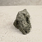 Pyrite crystal cluster 12cm, golden metallic mound, high angled view — Eternal Spirit