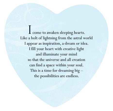 Heart & Soul Oracle card sharing the deck's luminous illustration style — Eternal Spirit
