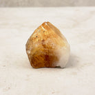 Heated citrine base cut crystal 5cm, rounded amber point fading to white, other side — Eternal Spirit