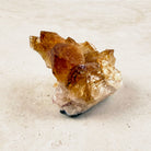Heated citrine crystal cluster 7.5cm, large amber points with a white base, another angle — Eternal Spirit