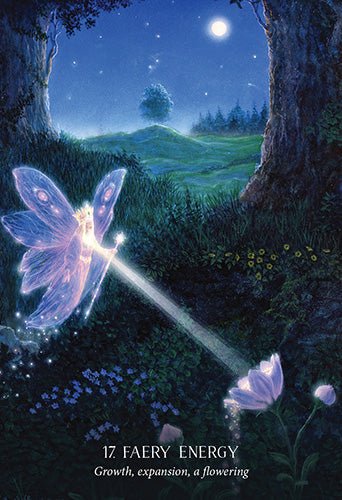 Oracle of the Hidden Worlds Oracle card revealing the deck's mystical artwork — Eternal Spirit