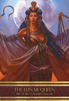 Isis Oracle card revealing the deck's mystical artwork — Eternal Spirit