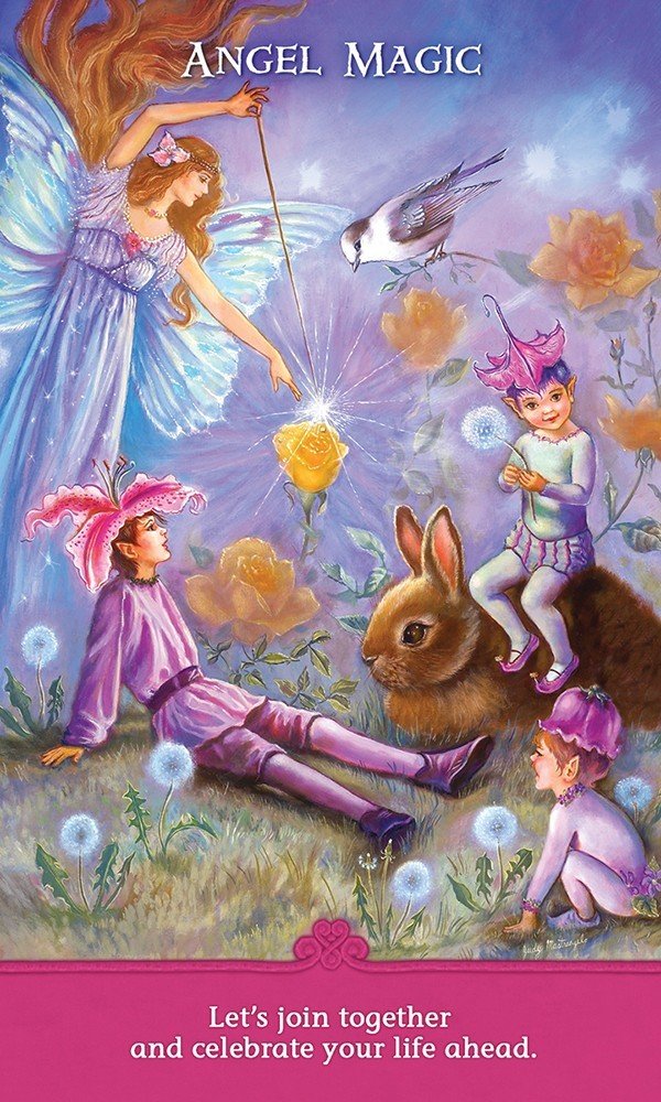 Joyful Inspirations Oracle card featuring the deck's enchanting card art — Eternal Spirit