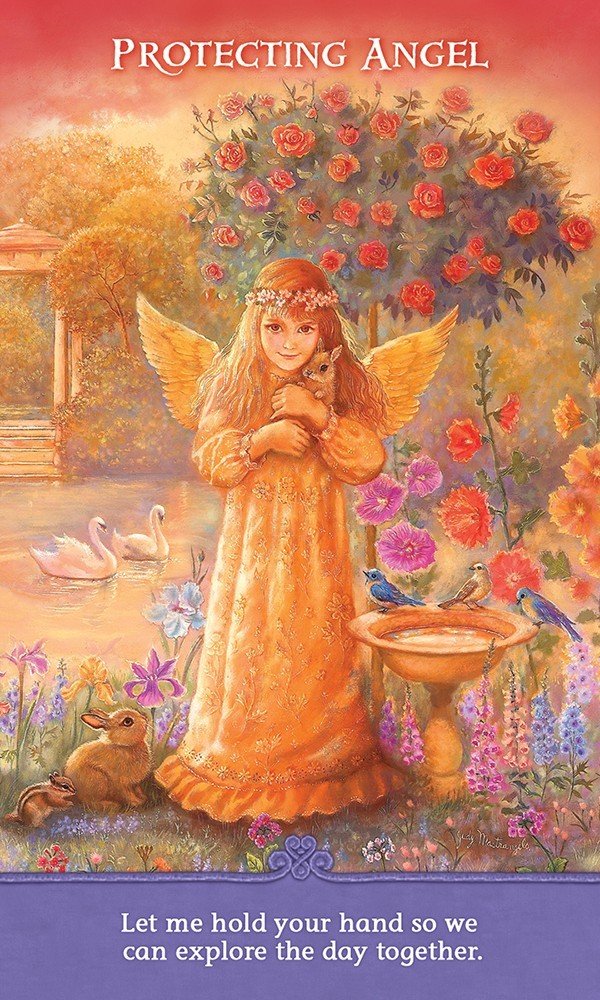 Joyful Inspirations Oracle card exploring the deck's contemplative imagery — Eternal Spirit