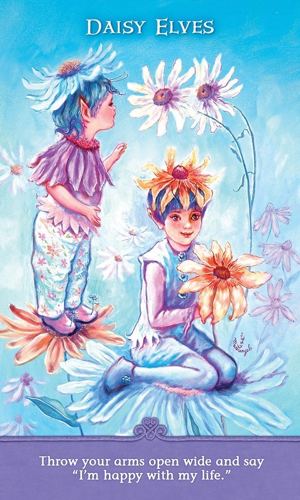 Joyful Inspirations Oracle card sharing the deck's luminous illustration style — Eternal Spirit
