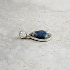 K2 Jasper Teardrop Cabochon Sterling Silver Pendant — Eternal Spirit