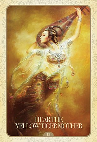 Kuan Yin Oracle card highlighting the deck's symbolic art — Eternal Spirit