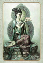 Kuan Yin Oracle card illuminating the deck's rich colour palette — Eternal Spirit