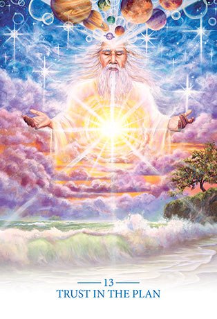 Lightworker Oracle card displaying the deck's hand-painted illustrations — Eternal Spirit