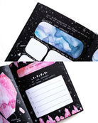 Dreamy Moons "A Journey Within displaying the journal's beautiful page design — Eternal Spirit