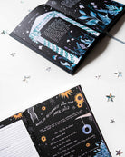 Dreamy Moons "A Journey Within capturing the journal's artistic page details — Eternal Spirit