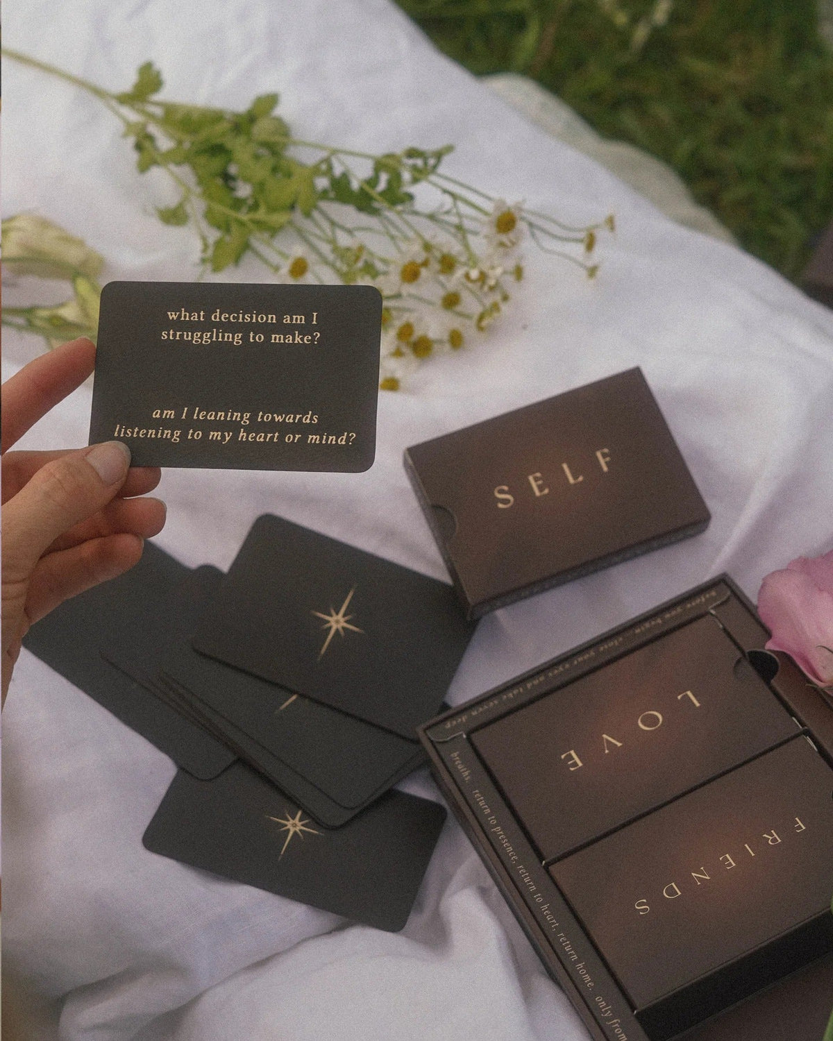 Sacred Connection Cards card presenting the deck's visionary illustrations — Eternal Spirit
