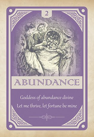 Magickal Spellcards Oracle card presenting the deck's visionary illustrations — Eternal Spirit