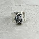 Meteorite Natural Chunk Sterling Silver Ring Size 9 — Eternal Spirit