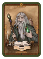 Mists of Avalon Oracle card portraying the deck's otherworldly aesthetic — Eternal Spirit