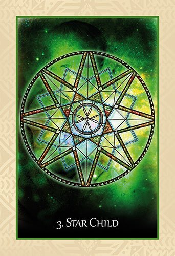 The Native Heart Healing Oracle card sharing the deck's luminous illustration style — Eternal Spirit