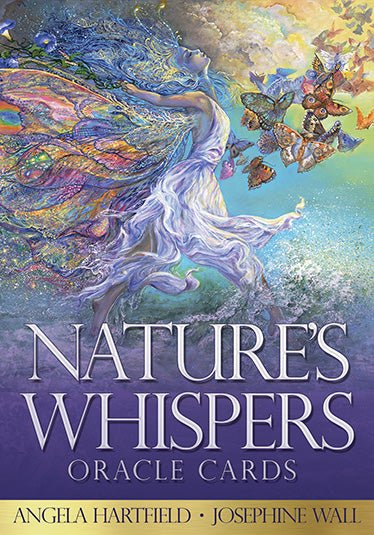 Nature's Whispers Oracle Cards box with sunset landscape and red sky — Eternal Spirit
