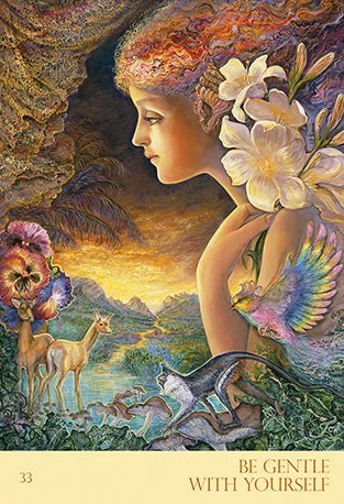 Nature's Whispers Oracle card showing the deck's detailed artistic vision — Eternal Spirit