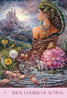 Nature's Whispers Oracle card exploring the deck's contemplative imagery — Eternal Spirit