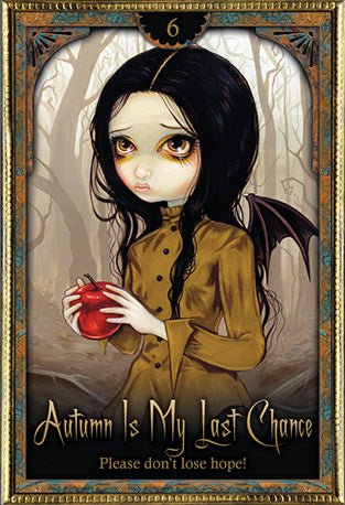 Oracle of Shadows & Light Oracle card portraying the deck's otherworldly aesthetic — Eternal Spirit