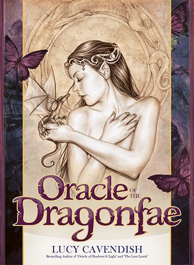 Oracle of the Dragonfae box with winged fairy and dragon by Lucy Cavendish — Eternal Spirit