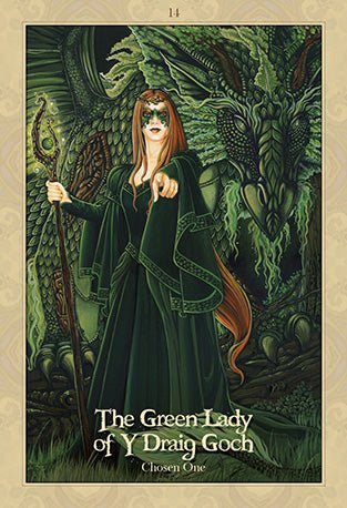 Oracle of the Dragonfae Oracle card exhibiting the deck's transformative card art — Eternal Spirit