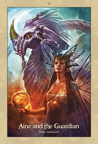Oracle of the Dragonfae Oracle card showcasing the deck's evocative imagery — Eternal Spirit