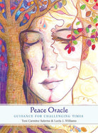 Peace Oracle box with serene woman's face and golden ornaments — Eternal Spirit