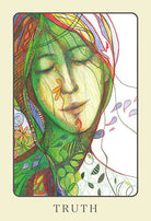 Peace Oracle card presenting the deck's visionary illustrations — Eternal Spirit