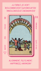 Solis Divinity Tarot (Pink Edition) card presenting the deck's visionary illustrations — Eternal Spirit