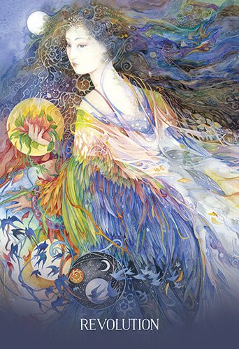 Sacred Earth Oracle card sharing the deck's luminous illustration style — Eternal Spirit