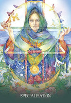 Sacred Earth Oracle card reflecting the deck's transcendent artwork — Eternal Spirit