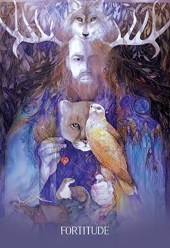 Sacred Earth Oracle card revealing the deck's deeply layered symbolism — Eternal Spirit