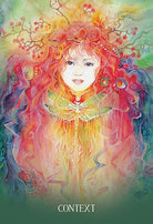 Sacred Earth Oracle card portraying the deck's otherworldly aesthetic — Eternal Spirit