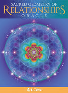 Sacred Geometry of Relationships Oracle box with blue mandala circle — Eternal Spirit