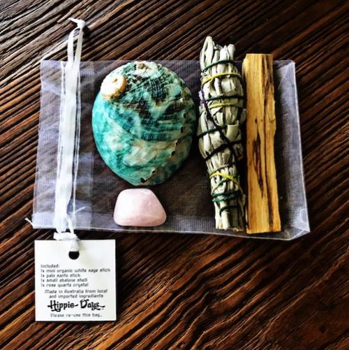 self love smudging kit, close-up of individual kit components — Eternal Spirit