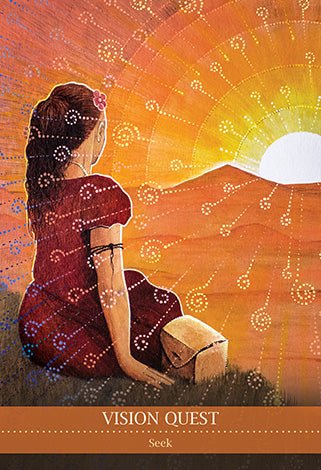 Shamanic Medicine Oracle card highlighting the deck's symbolic art — Eternal Spirit