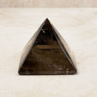 Smoky quartz crystal pyramid 6.5cm, deep smoky brown faces, another side — Eternal Spirit