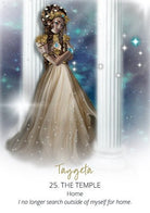 Star Temple Oracle card illuminating the deck's rich colour palette — Eternal Spirit